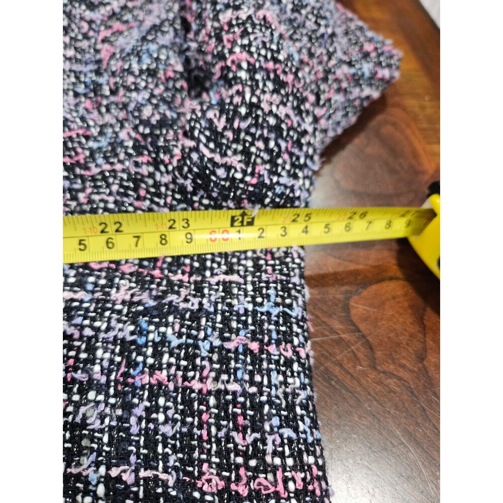 Talbots Women's Multicolor Tweed Blazer with Blue Accents - Picture 5 of 6